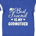 thumbnail image 4 of Inktastic My Best Friend is My Godmother with Hearts Boys or Girls Baby Bodysuit, 4 of 5