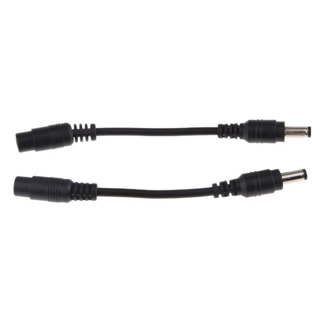 Fuente de Alimentación de CC Sunnimix 2 Piezas 5.5 X 2.1 Mm a 5.5 Mm X 2.5 Adaptador