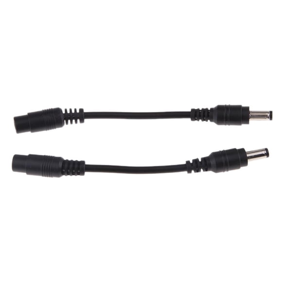Fuente de Alimentación de CC Sunnimix 2 Piezas 5.5 X 2.1 Mm a 5.5 Mm X 2.5 Adaptador