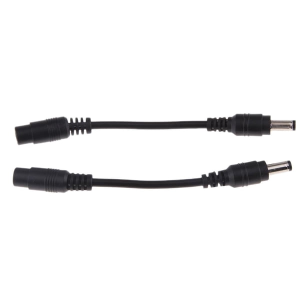 Cable adaptador de conector hembra de 5.5 x 2.5 mm macho a 5.5 x 2.1 mm hembra perfecl