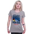 thumbnail image 3 of All Downhill From Here Denver CO Womens Fitted Plus Size Graphic Tee Brisco Brands 2X, 3 of 5