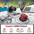 thumbnail image 4 of Inversor de Corriente PlantPalGear 220W DC 18V a AC 110V Paquete de 2, 4 of 9