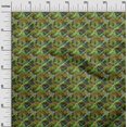 thumbnail image 3 of oneOone Velvet Light Green Fabric Abstracts Craft Projects Decor Fabric Printed By The Yard 58 Inch Wide, 3 of 5