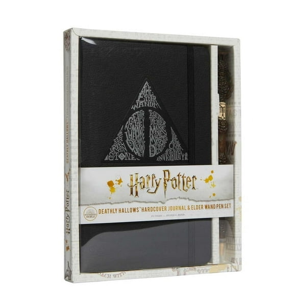 Harry Potter Harry Potter: Deathly Hallows Hardcover Journal and Elder Wand Pen Set, (Hardcover)