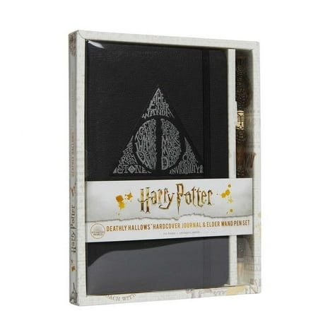 Harry Potter Harry Potter: Deathly Hallows Hardcover Journal and Elder Wand Pen Set (Hardcover)