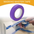 thumbnail image 2 of Cinta para Pintores Universal Unique Bargains - Pintura de Auto DIY para Cinta de Enmascarar Sin Residuo - Papel Crepé Morado-1 Pulgada x 54.7 Yardas, 2 of 7