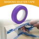 thumbnail image 2 of Cinta para Pintores Universal Unique Bargains - Pintura de Auto DIY para Cinta de Enmascarar Sin Residuo - Papel Crepé Morado-1 Pulgada x 54.7 Yardas, 2 of 7