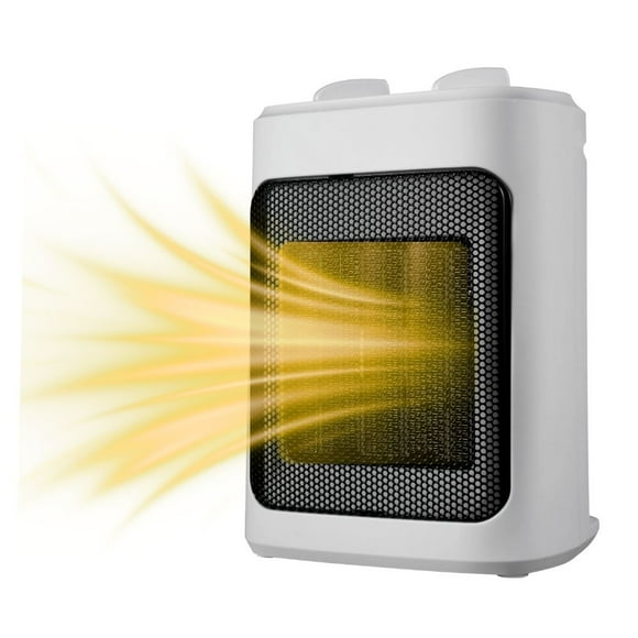 Calentador Eléctrico Mainstays de Cerámica | Calefactor Portátil con Termostato y Protección de Seguridad 1500W