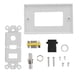 thumbnail image 2 of Socador De Panel Multimedia, 3 En 1 VGA DC 3 5 Mm De 5 Mm De Pared Femenina Con Llama Para Cableado De Ingeniería, 2 of 7