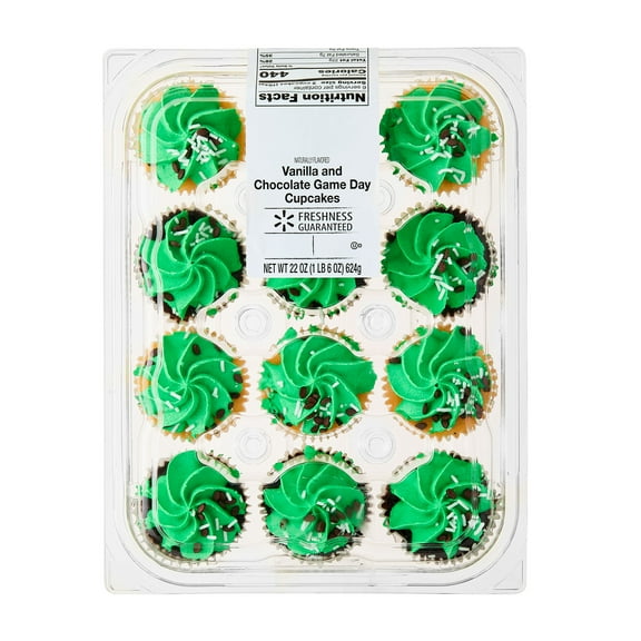 Freshness Guaranteed Game Day Classic Cupcakes 12 Count, 22oz (Baked, Shelf Stable)