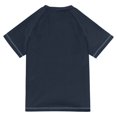 thumbnail image 6 of FORMRS Boys Rash Guard Short Sleeves Swim Shirt Quick Dry UPF 50+ Sun Protection, Sizes 3-12T, Floral Flamingo, 6 of 6