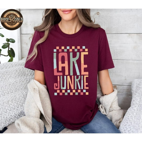 Retro Lake Life Shirt, Lake Junkie Shirt, Adventure Shirt For Women, Hello Summer, Nature Lover Gift, Girls Weekend Shirt, Gift For Her
