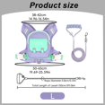 thumbnail image 3 of Reflective Waterproof Dog Harness Backpack with Leash, Adjustable No-Pull Pet Vest with Storage Pockets for Outdoor Use, 3 of 5