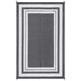thumbnail image 1 of Reversible Waterproof Outdoor Rug, Plastic Straw Patio Mat Lightweight Portable Large Area Carpet, Modern Geometric Design, Multiple Sizes and Colors, 1 of 9