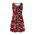 thumbnail image 5 of SMihono Robe d'Été Boho pour Femmes Grande Taille Robes d'Été pour Femmes Plage T-Shirt Floral Robe d'Été Décontractée avec Poches Robe Boho, 5 of 5