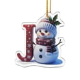 thumbnail image 1 of Adornos Navideños con La Letra 2025 | Colgante de Ciervo Navideño | Decoración de Madera Personalizada | Acrílico Transparente | 8 Cm | Cordón Dorado para Colgar | Estilo Recuerdo | 1 Colgante, 1 of 4