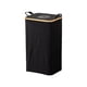thumbnail image 3 of Cesta grande para la colada, cesta de almacenamiento de ropa independiente de 100L, cesta para la colada con tapa, cesta para ropa sucia para baño y Negro, 3 of 8