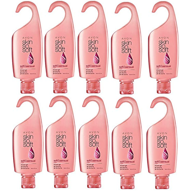 Avon Avon Skin so Soft Soft and Sensual Shower Gel with Argan Oil Set of 10