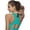 Green, variant on FENGGHAO Women High Impact Sports Bra with Back Pocket for Running Yoga Workout, Padded Support Women Solid Sport Bra