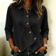 thumbnail image 1 of Neewe Women's Cotton Plain Lapel Collar Button Down Cardigan 3/4 Sleeve Lightweight Trendy 2026, 1 of 6