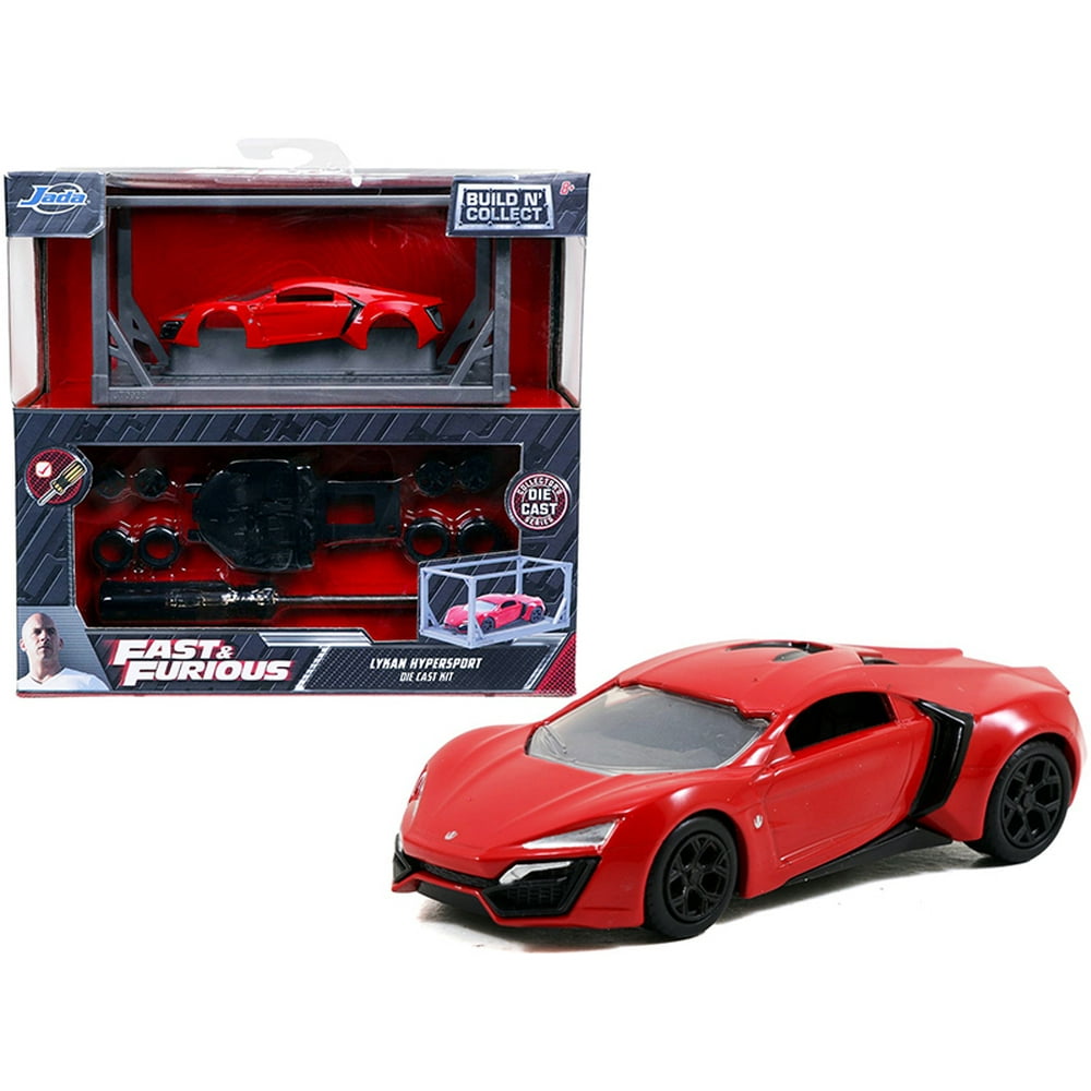 Lykan Hypersport Build N' Collect Die-cast Model Kit, Fast &Furious - Jada Toys 31289 - 1/55