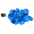 thumbnail image 1 of Automatic Chicken Drinkers, Blue Plastic Bite Resistant Hanging Chicken Watering Cups Fast Water Output With Nuts For Pigeons For Geese, 1 of 8