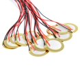 thumbnail image 3 of TIMESETL 15 discos amplificadores piezoeléctricos de 27 mm con cables de 13 pulgadas para tambor de guitarra acústica, 3 of 5