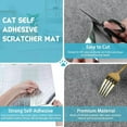 thumbnail image 5 of Trimmable Cat Scratching Mat Cat Scratcher Sofa Tape Scratching Post Self-adhesive Carpet Cats Scratch Board Cat Accessories, 5 of 10