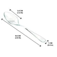 thumbnail image 6 of Loreso Mini Spoons, Clear Plastic Disposable Mini Dessert Spoons For Miniature Dessert Cups, Tasting Party, Sampling, Ice Cream, Small Catering Supplies, 6 of 6