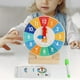 thumbnail image 1 of Juguete Sensorial para , Relojes, Habilidades Motoras, Regalo Educativo, Regalos de Cumpleaños, Reloj de Madera, Juguete Montessori para Jardín CUTICAT aprender reloj, 1 of 8