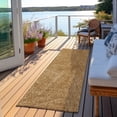 thumbnail image 6 of Addison Rugs Chantille Indoor/Outdoor Transitional Lines Gold Washable Runner Rug, 2'3" x 7'6", 6 of 6