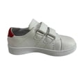 thumbnail image 1 of Tenis George Talla 19 Doble Cinta Blanco con Rojo, 1 of 4