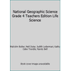 Pre-Owned National Geographic Science Grade 4 Teachers Edition Life Science (Spiral-bound) 0736277811 9780736277815