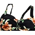 thumbnail image 7 of Hilor Women's Tankini Tops Shirred Tummy Control Swimsuits Cross Back Tankini Swimwear Tops, 7 of 7