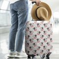 thumbnail image 2 of White Cow Head Pattern Luggage Cover Fashion Suitcase Cover Baggage Covers Fit 25-28 Inch Luggage (Go Travel), 2 of 5
