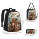 thumbnail image 2 of Disketp Animal Filled Noahs Ark Mochila Estampada de Gran Capacidad con Lonchera y Estuche, Set de 3 Piezas para Estudiantes, 2 of 7