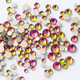 thumbnail image 1 of Arte de uñas con cristales de colores, diamantes de imitación con parte posterior plana, 1 of 5