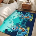 thumbnail image 4 of Funny Dinosaur Area Rugs 4'x6', Washable Small Throw Rugs for Office Bathroom, Playing Guitar Palm Tropical Fern Silhouette Indoor Outdoor Rug Non-Slip Low Pile Carpet Runner Reversible Floor Mats, 4 of 8