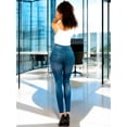 thumbnail image 3 of Leggins Mujer Mezclilla Unitalla Faja Alta Estilo Pantalón Mezclilla, 3 of 5
