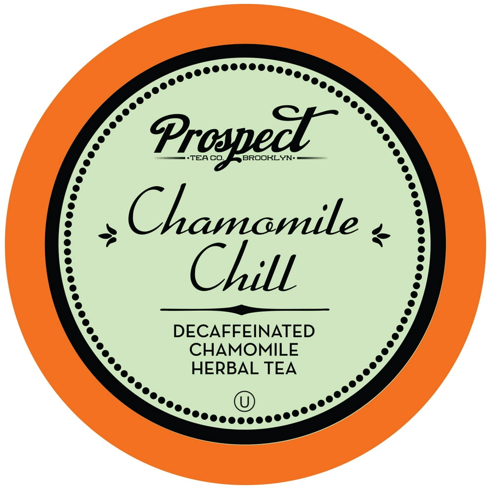 Prospect Tea DECAF Chamomile Herbal Tea Pods, Keurig 2.0 KCup Brewer
