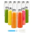 thumbnail image 1 of Botellas de agua de vidrio Sursip de 540 ml con tapa, juego de 12, 1 of 9