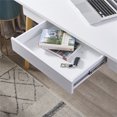 thumbnail image 5 of Canddidliike Ergonomic 47 inch PC Laptop Writing Desk, Wooden Computer Table for Home Office - White, 5 of 7