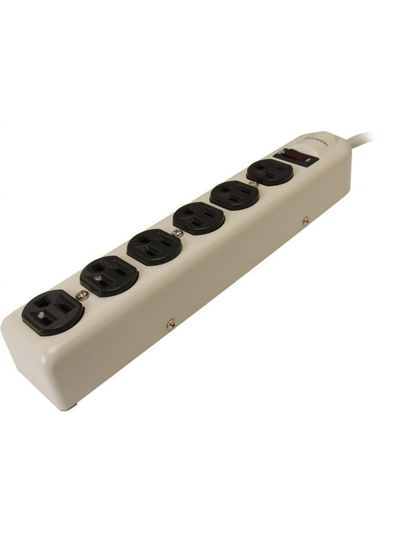 Fellowes 99027 6 Outlets Power Strip 6 ft. Cord Length
