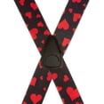thumbnail image 3 of SuspenderStore Hearts Suspenders - 1.5-Inch Wide Elastic - Clip - 3 Sizes, 3 of 4