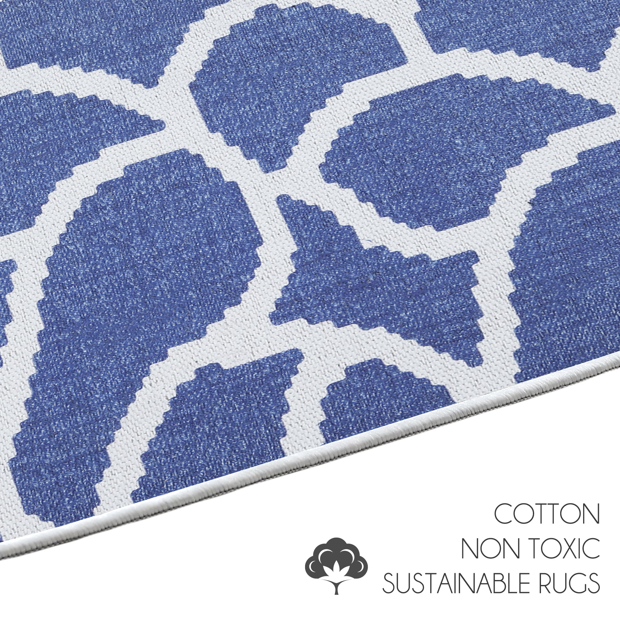 Sussexhome Under Sink Mat - Ultra-Absorbent Cotton Shelf Liners For Kitchen Cabinets - Non-Slip, Waterproof Backing - Machine Washable Surface Protector - Durable Cover, Customizable, Easy To Cut