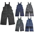 thumbnail image 3 of Weathertamer Toddler & Boys Adjustable Shoulder Strap Bib Pant Snowpants 40031-4 (Navy Heather), 3 of 3