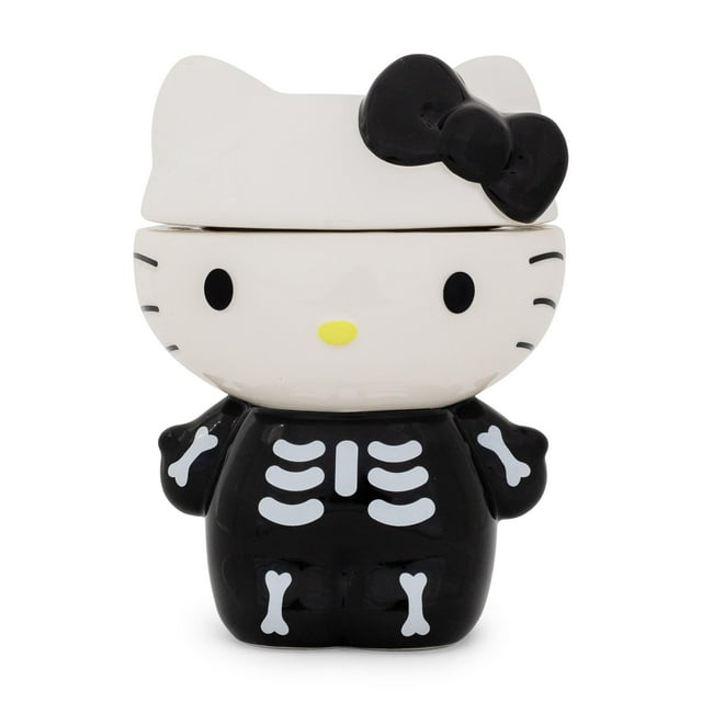 Tarro para aperitivos Sanrio Hello Kitty Skeleton Ceramic