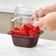 thumbnail image 5 of Colador de cocina grande de plástico con asas para escurrir ensaladas y verduras de forma eficiente, ideal para lavar productos en fregaderos. Aestivo | Rojo | AESTIVO, 5 of 7