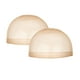 thumbnail image 5 of Gorro de peluca, gorro de peluca para peluca con malla frontal, gorros calvos transpirables de nailon Invisible fino transparente Real, accesorios par Marrón, 5 of 8