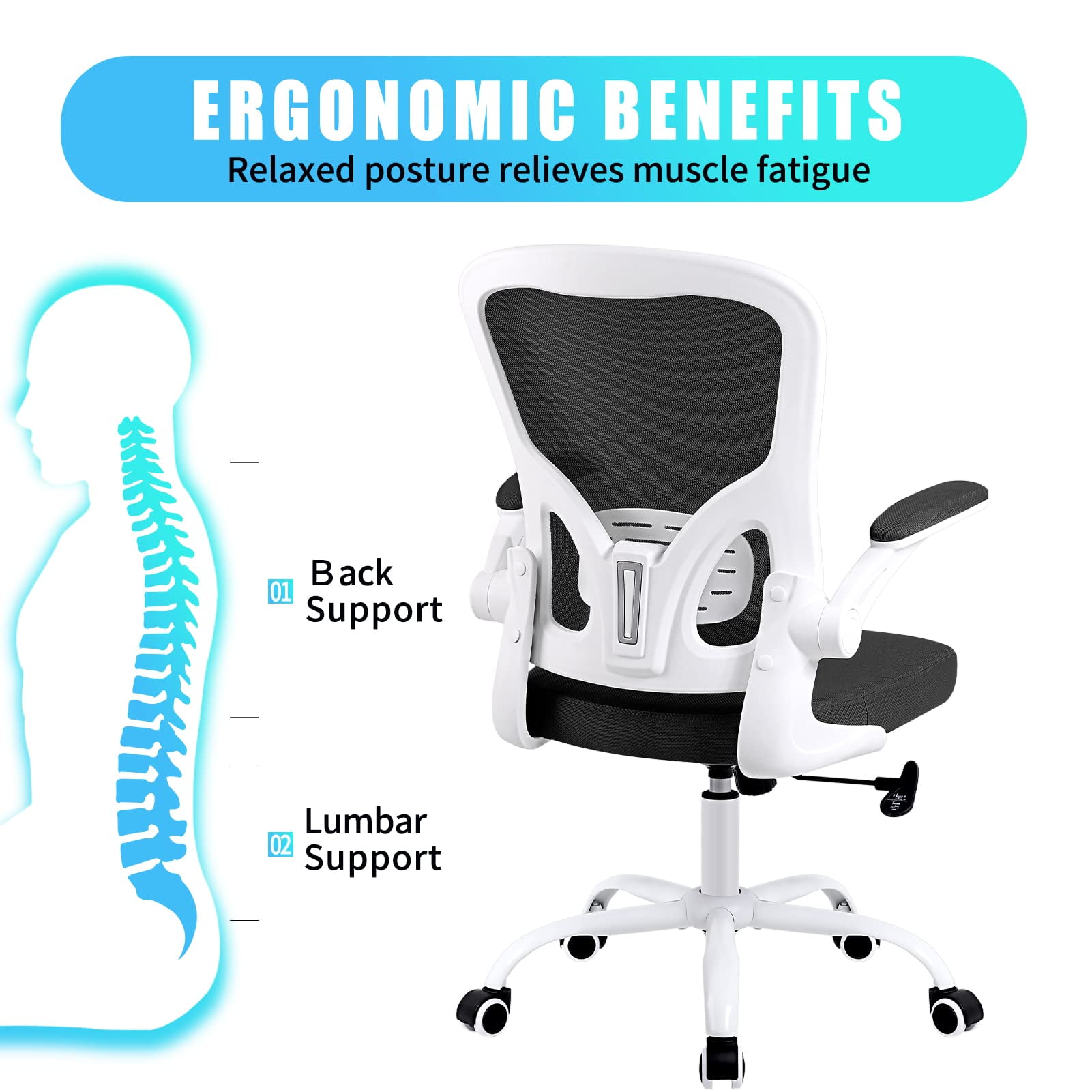 Back support for your office chair - Kamit Health